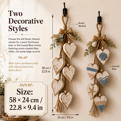 🔥Last Day 45% OFF - 🤎 Hanging Heart Wall Decor
