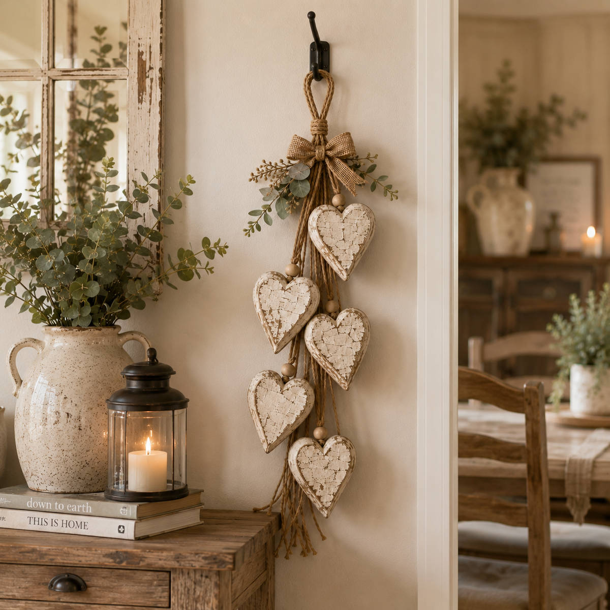 🔥Last Day 45% OFF - 🤎 Hanging Heart Wall Decor
