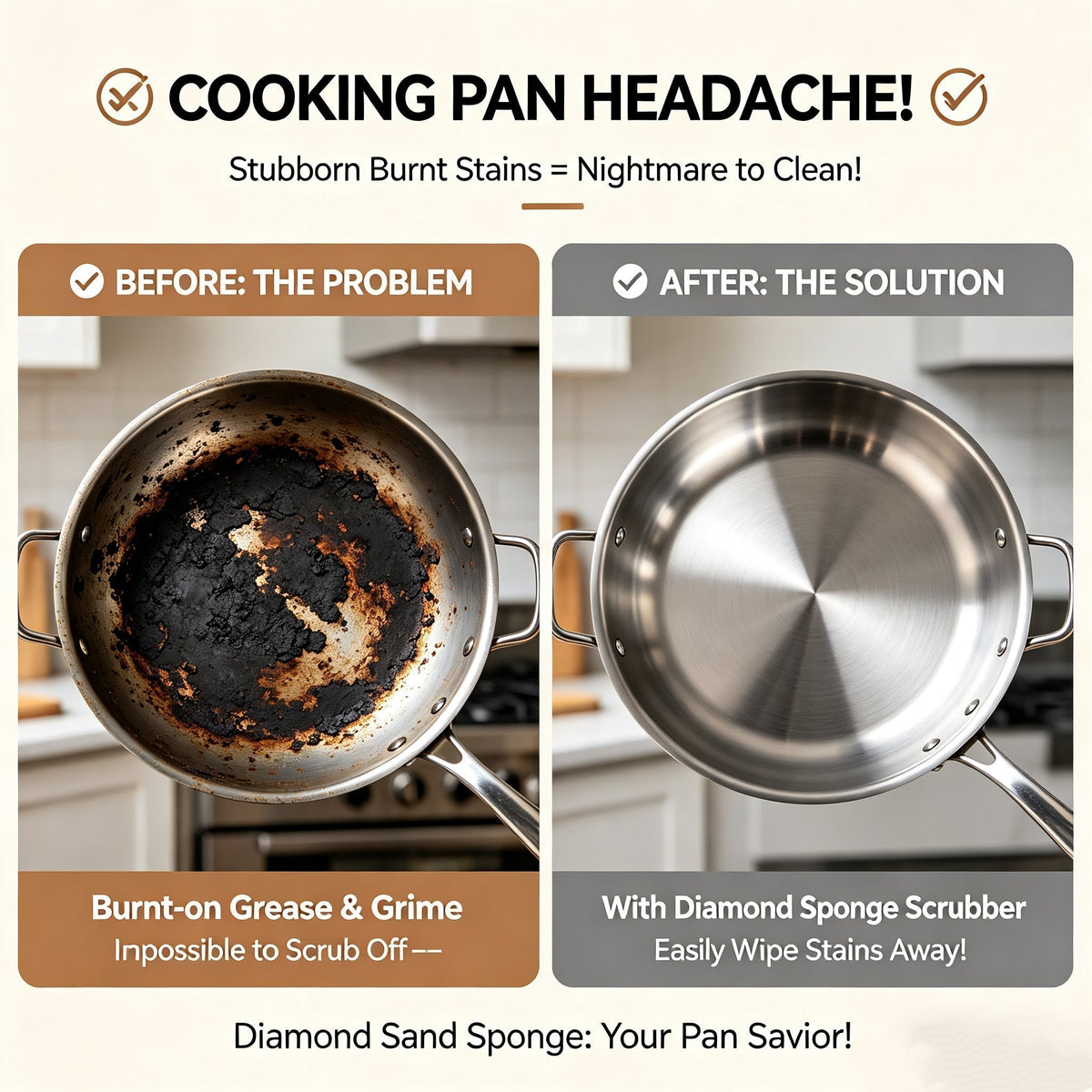 49% OFF This Week Promotions🎉-Brown Sponge Scrubber🧽