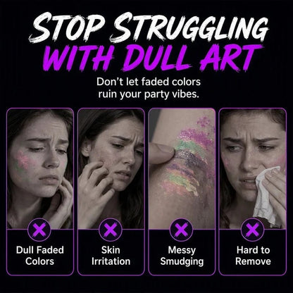 ✨ 12-Color UV Glow Tattoo Pens – Neon Body Art for Parties & Festivals