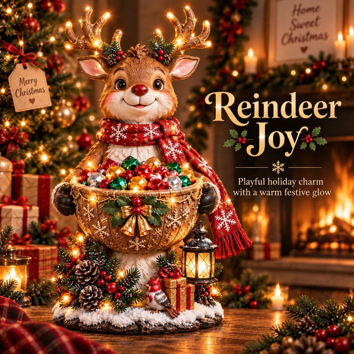 🎄 33% OFF | Lighted Christmas Candy Bowl Collection – 5 Festive Designs ✨