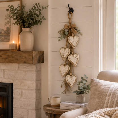 🔥Last Day 45% OFF - 🤎 Hanging Heart Wall Decor