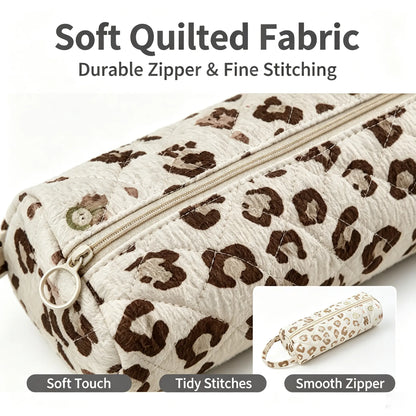 💄 Quilted Large-Capacity Travel Makeup & Toiletry Bag – Stylish, Spacious & Easy to Carry 👜
