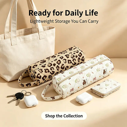 💄 Quilted Large-Capacity Travel Makeup & Toiletry Bag – Stylish, Spacious & Easy to Carry 👜