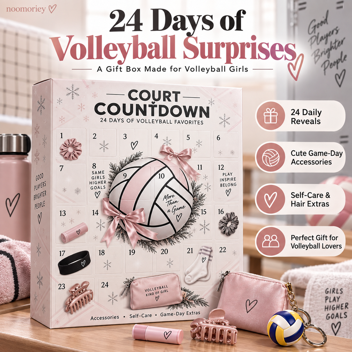 🏐 24-Day Volleyball Advent Calendar – Daily Surprises for Players & Fans