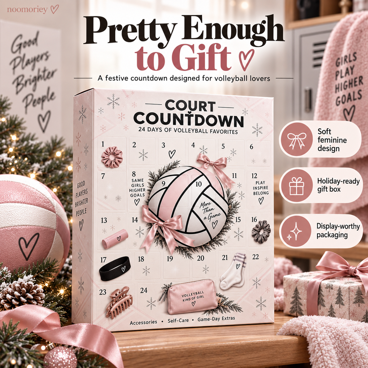 🏐 24-Day Volleyball Advent Calendar – Daily Surprises for Players & Fans