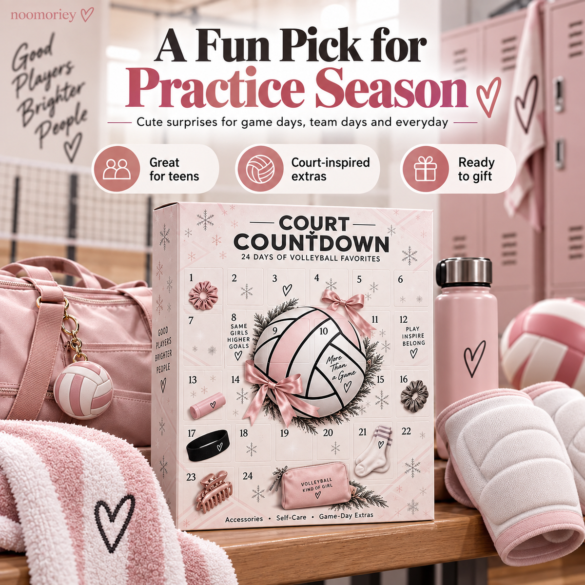 🏐 24-Day Volleyball Advent Calendar – Daily Surprises for Players & Fans